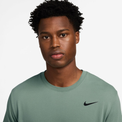 NIKE Dri-FIT Trainingsshirt Herren 008 - steam/black L