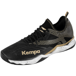 Kempa Wing Lite 2.0 Handballschuhe schwarz/weiß/gold 39