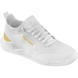 Kempa Kourtfly Handballschuhe Kinder weiß/gold 34