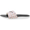 NIKE Kawa Slides Badelatschen Kinder 101 - white/black-total orange 36