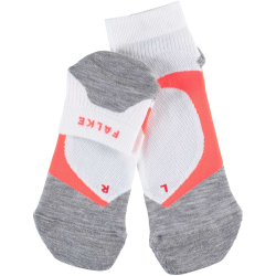 FALKE RU4 Cool Short Laufsocken Damen white/neon red 35-36