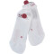 FALKE GO2 Pompom Golf Füßlinge Damen white/red 35-36