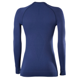FALKE Maximum Warm langarm Funktionsshirt Damen dark night L