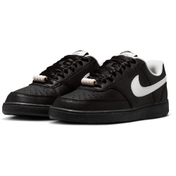 NIKE Court Vision Low Sneaker Damen 001 - black/white 37.5