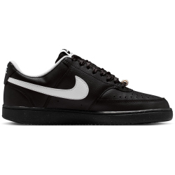 NIKE Court Vision Low Sneaker Damen 001 - black/white 37.5
