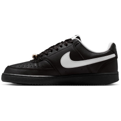 NIKE Court Vision Low Sneaker Damen 001 - black/white 37.5