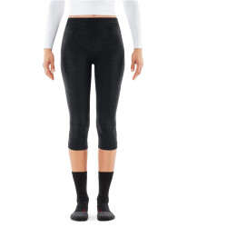 FALKE Wool-Tech 3/4 Funktionshose Tights Damen black S
