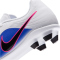 NIKE Jr. Tiempo Maestro Club FG/MG Fußballschuhe Kinder 146 - white/black-racer blue-pink blast 32