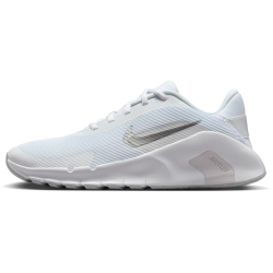 NIKE Flex Train Fitnessschuhe Damen 101 - white/metallic silver-photon dust 44.5