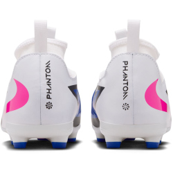 NIKE Jr. Phantom 6 Academy FG/MG Fußballschuhe Kinder 446 - racer blue/pink blast-white 32