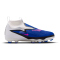 NIKE Jr. Phantom 6 Academy FG/MG Fußballschuhe Kinder 446 - racer blue/pink blast-white 32