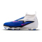 NIKE Jr. Phantom 6 Academy FG/MG Fußballschuhe Kinder 446 - racer blue/pink blast-white 32