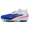 NIKE Jr. Phantom 6 High Academy AG Fußballschuhe Kinder 446 - racer blue/pink blast-white 32
