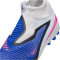 NIKE Jr. Phantom 6 High Academy AG Fußballschuhe Kinder 446 - racer blue/pink blast-white 32