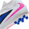 NIKE Jr. Phantom 6 High Academy AG Fußballschuhe Kinder 446 - racer blue/pink blast-white 32