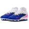 NIKE Jr. Phantom 6 Club FG/MG Fußballschuhe Kinder 446 - racer blue/pink blast-white 33