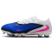 NIKE Jr. Phantom 6 Pro FG/MG Fußballschuhe Kinder 446 - racer blue/pink blast-white 32