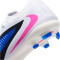 NIKE Jr. Phantom 6 Pro FG/MG Fußballschuhe Kinder 446 - racer blue/pink blast-white 32