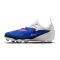 NIKE Jr. Phantom 6 Academy FG/MG Fußballschuhe Kinder 446 - racer blue/pink blast-white 32