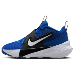 NIKE Team Hustle D Basketballschuhe Kinder 400 - game royal/white-black 35