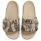 NIKE Offcourt Adjust Slides Badelatschen Herren 200 - limestone/sea glass-olive grey 38.5
