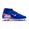 NIKE Jr. Mercurial Superfly 10 Club FG/MG Fußballschuhe Kinder 446 - racer blue/white 33