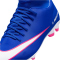NIKE Jr. Mercurial Superfly 10 Club FG/MG Fußballschuhe Kinder 446 - racer blue/white 33