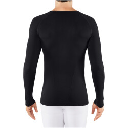 FALKE Warm langarm Funktionsshirt Herren black S