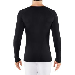 FALKE Warm langarm Funktionsshirt Herren black L