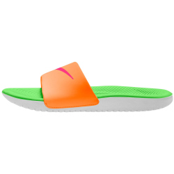 NIKE Kawa Badelatschen Jungen 803 - total orange/hyper pink-green strike 37.5