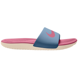NIKE Kawa Badelatschen Jungen 401 - work blue/peony-chalk...