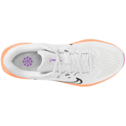 NIKE Quest 6 Laufschuhe Damen 116 - white/black-bright violet-lt magenta 36.5