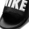 NIKE Offcourt Slides Badelatschen Herren 012 - black/white-black 38.5