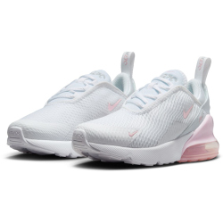 NIKE Air Max 270 Sneaker Kinder 122 - white/pink foam-lt smoke grey 35