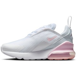 NIKE Air Max 270 Sneaker Kinder 122 - white/pink foam-lt smoke grey 35