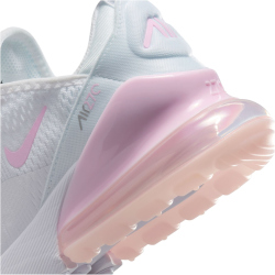 NIKE Air Max 270 Sneaker Jungen 122 - white/pink foam -lt smoke grey 36
