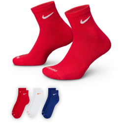 3er Pack NIKE Everyday Plus Training Cushion Ankle Trainingssocken Herren 996 - multi-color 34-38
