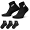 3er Pack NIKE Everyday Ankle Trainingssocken 902 - multi-color 34-38