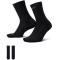 NIKE Running Lightweight Crew Laufsocken 010 - black/dk smoke grey/reflective silv 38-42