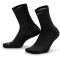 NIKE Running Micro Crew Laufsocken 010 - black/dk smoke grey/reflective silv 38-42