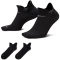 NIKE Running No-Show Laufsocken 010 - black/dk smoke grey/lt smoke grey 34-38