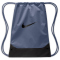 NIKE Brasilia Drawstring Turnbeutel (18 Liter) 491 - diffused blue/black/black
