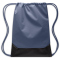 NIKE Brasilia Drawstring Turnbeutel (18 Liter) 491 - diffused blue/black/black