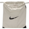 NIKE Brasilia Drawstring Turnbeutel (18 Liter) 072 - light bone/black/black