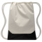 NIKE Brasilia Drawstring Turnbeutel (18 Liter) 072 - light bone/black/black