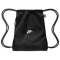 NIKE Heritage 2.0 Drawstring Turnbeutel (12 Liter) 010 - black/black/white
