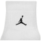 3er Pack NIKE Jordan Everyday Ankle Trainingssocken 100 - white/black 34-38