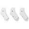 3er Pack NIKE Jordan Everyday Ankle Trainingssocken 100 - white/black 34-38
