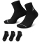 3er Pack NIKE Jordan Everyday Ankle Trainingssocken 010 - black/white 38-42