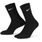 NIKE Everyday Plus Lightweight Crew-Socken 010 - black/white 34-38